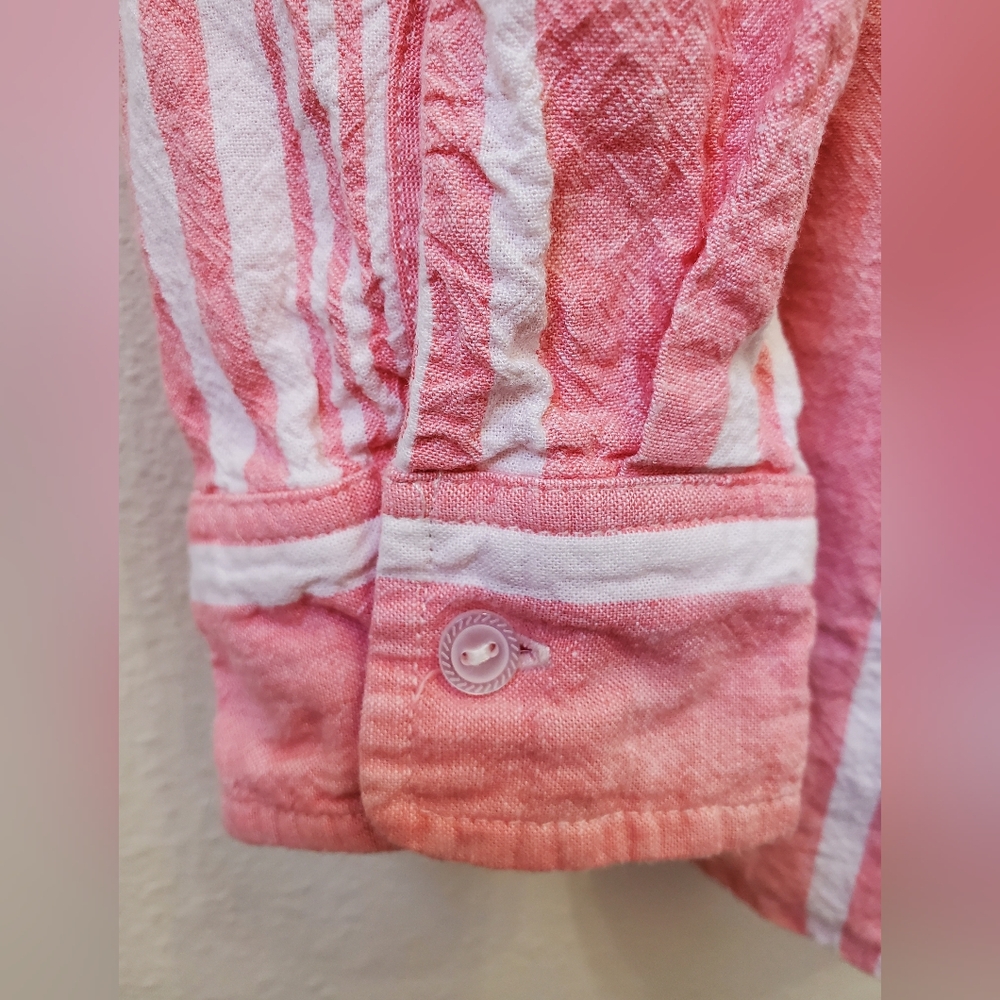 Denim & Co. Striped Yarn Dyed Woven Top - Picture 6 of 14